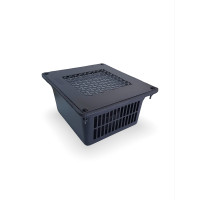 Витяжка врізна для манікюру SV 500 pro з Нера фільтром професійна (решітка чорна)